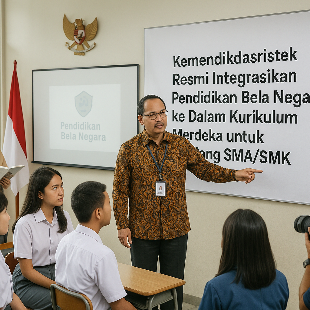 Kemendikdasristek Resmi Integrasikan Pendidikan Bela Negara ke Dalam Kurikulum Merdeka untuk Jenjang SMA/SMK