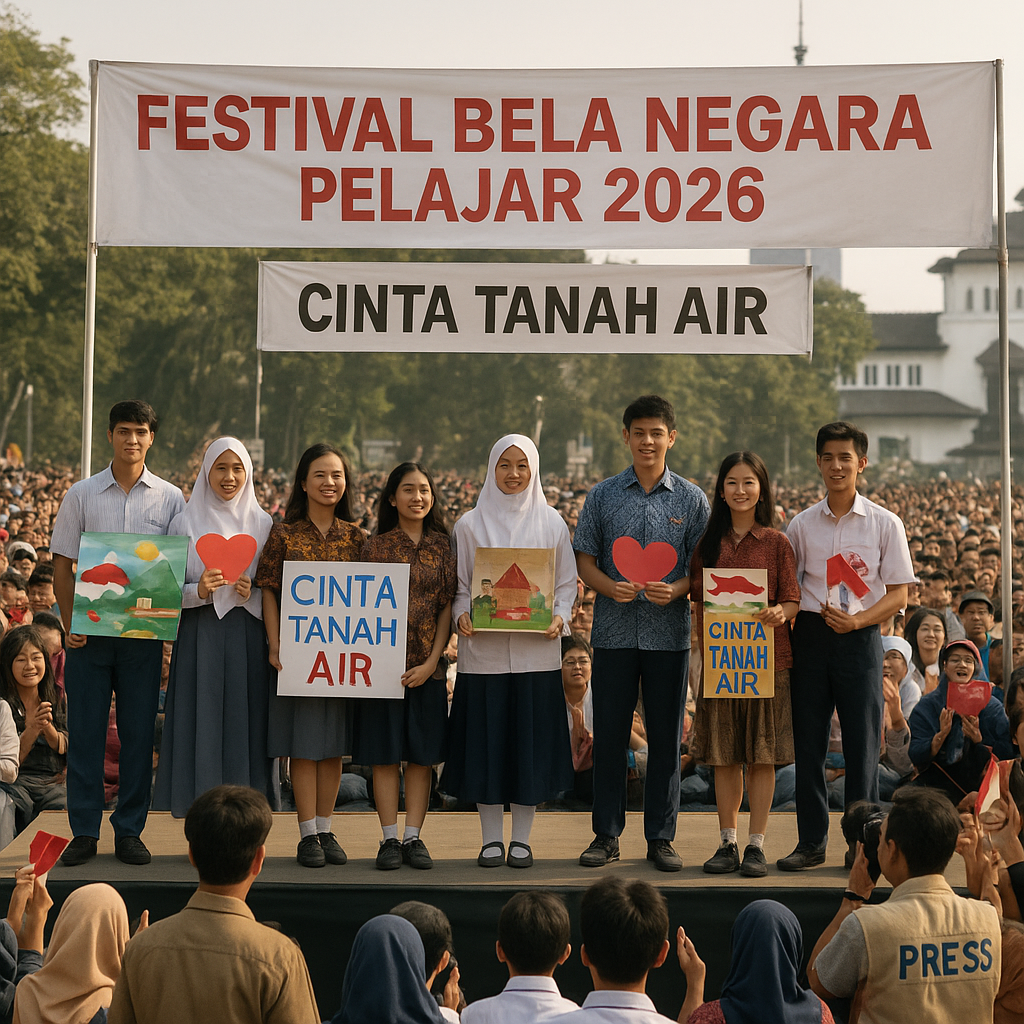 Festival Bela Negara Pelajar 2026: Ribuan Pelajar Tampilkan Kreativitas Bertema Cinta Tanah Air
