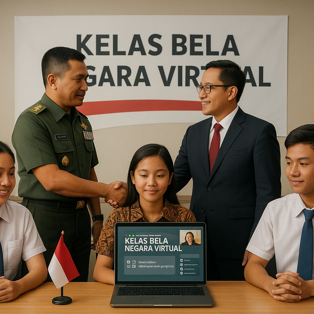 Kemhan dan Kemendikbud Sinergi Kembangkan 'Kelas Bela Negara Virtual' untuk Pelajar
