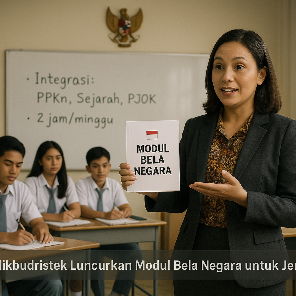 Kemendikbudristek Luncurkan Modul Bela Negara untuk Jenjang SMA