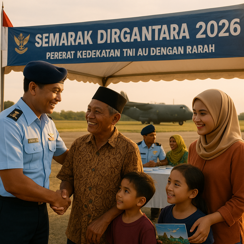 Semarak Dirgantara 2026 Pererat Kedekatan TNI AU dengan Raky...