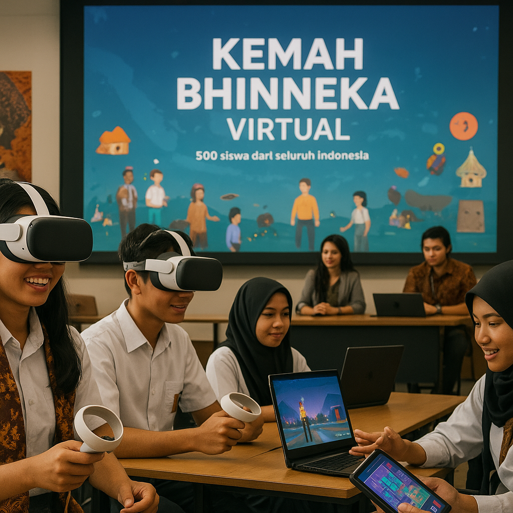 Siswa SMA Ikuti 'Kemah Bhinneka' Virtual, Belajar Toleransi...