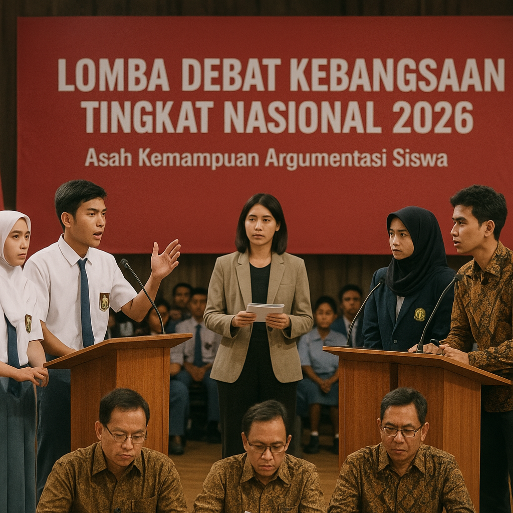 Lomba Debat Kebangsaan Tingkat Nasional 2026, Asah Kemampuan...