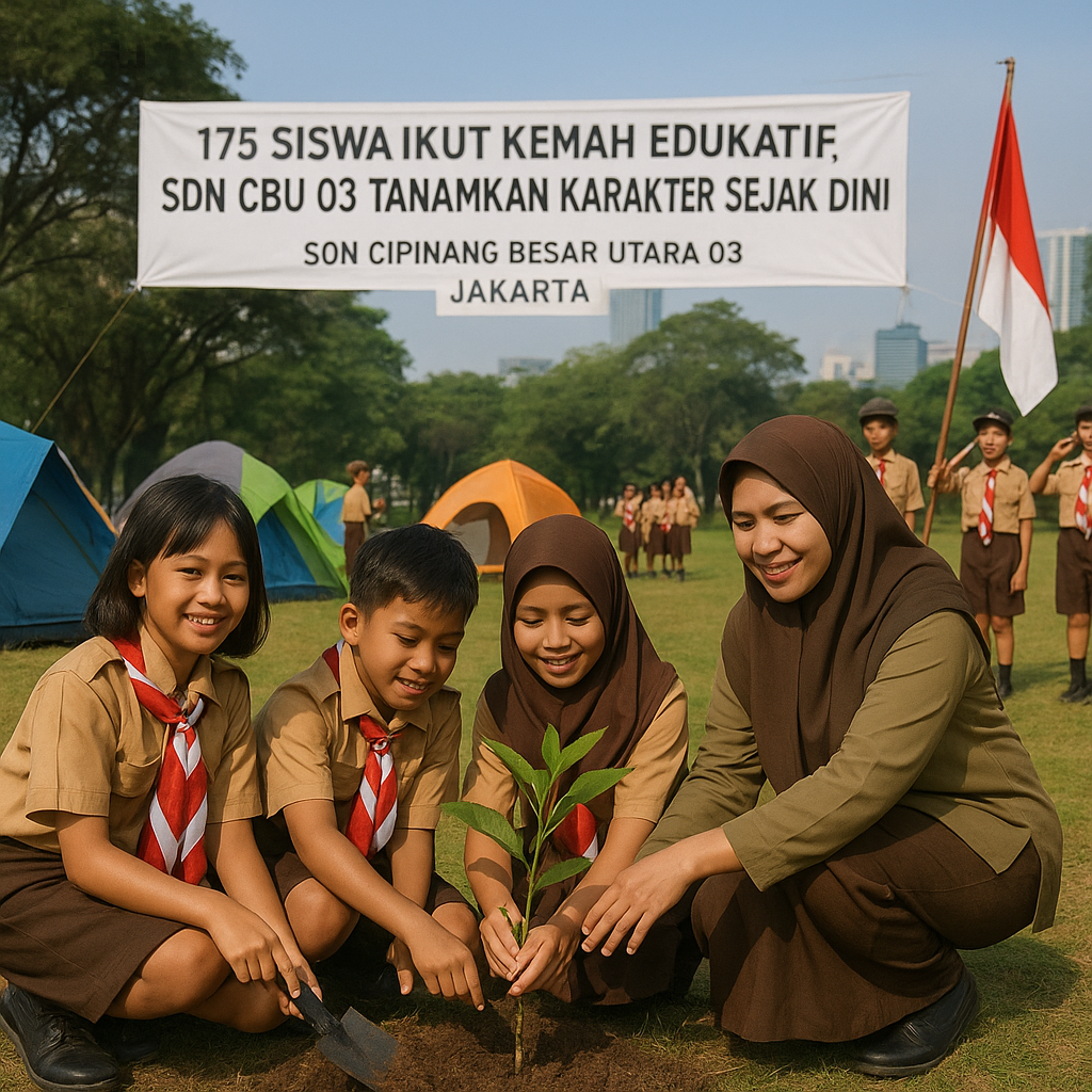 175 Siswa Ikut Kemah Edukatif, SDN CBU 03 Tanamkan Karakter...