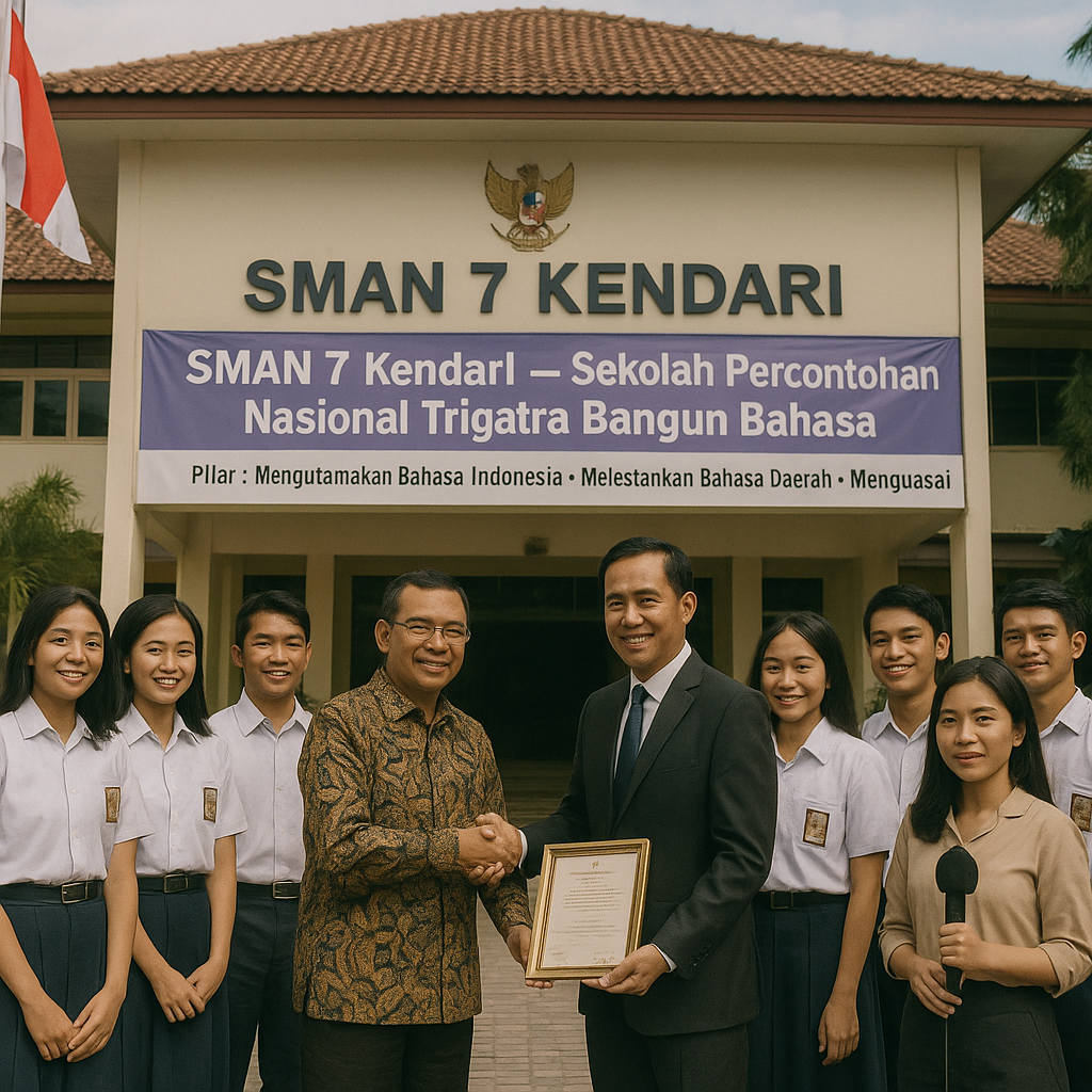 SMAN 7 Kendari Jadi Percontohan Nasional Program Trigatra Ba...