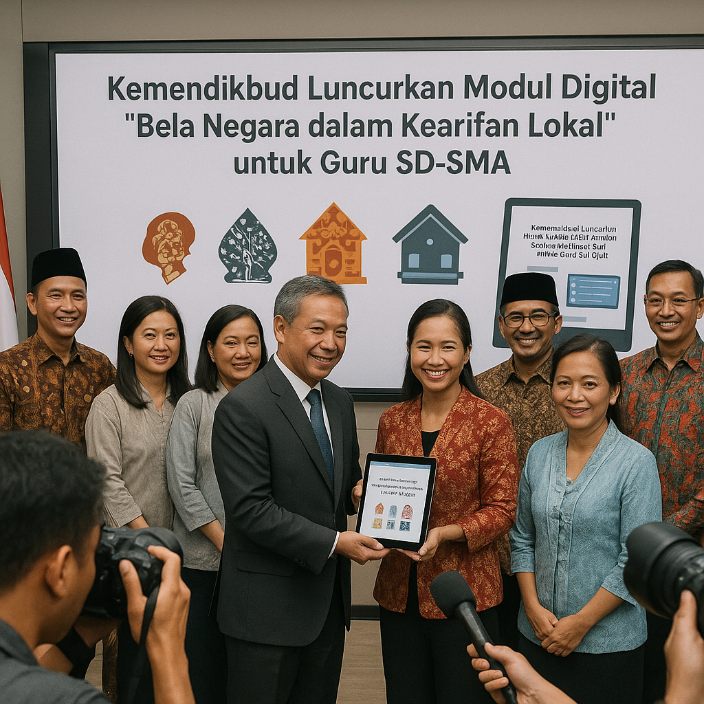 Kemendikbud Luncurkan Modul Digital 'Bela Negara dalam Keari...