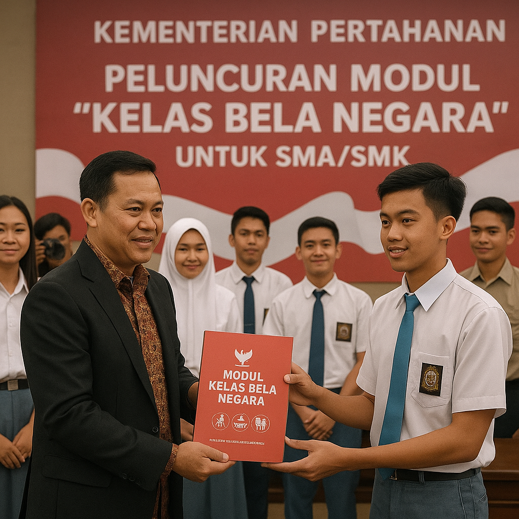 Kementerian Pertahanan Luncurkan Modul "Kelas Bela Negara" u...