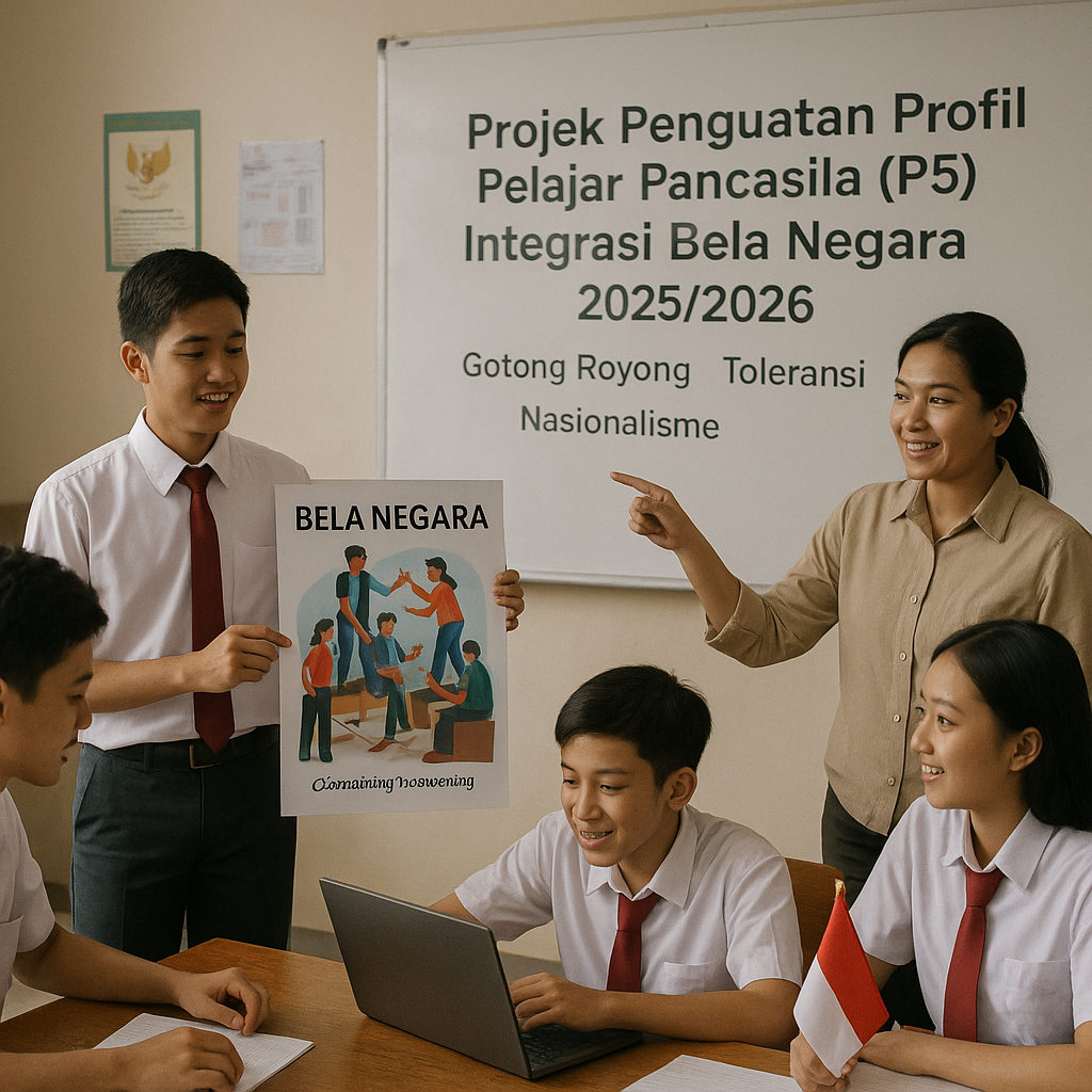 Integrasi Materi Bela Negara dalam Kurikulum Merdeka melalui...