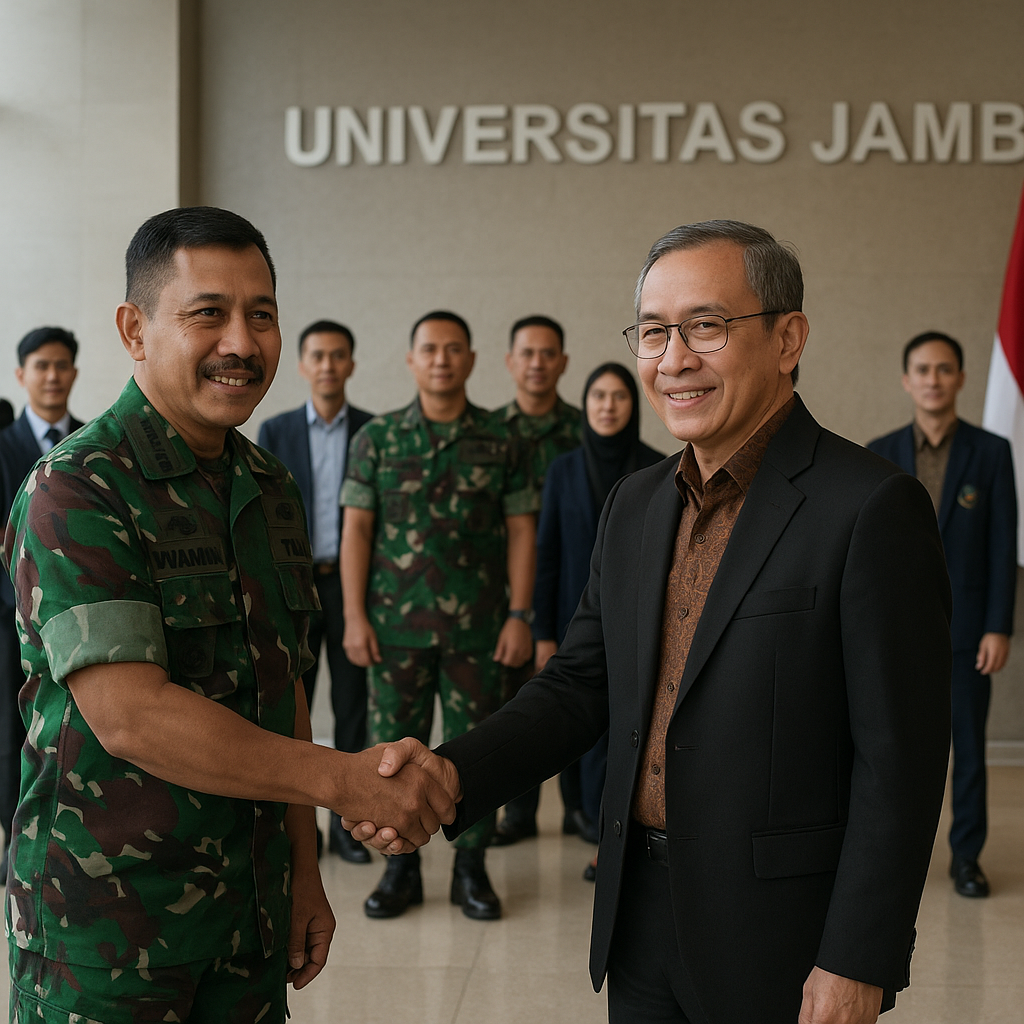 Danrem 042/Gapu Gandeng Universitas Jambi, Perkuat Ketahanan...
