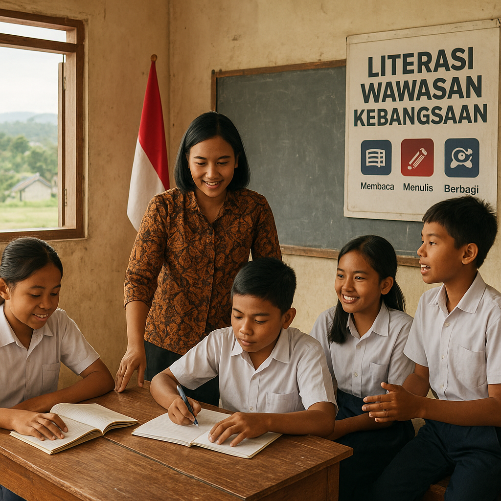 Kegiatan 'Literasi Wawasan Kebangsaan' Digalakkan di Sekolah...