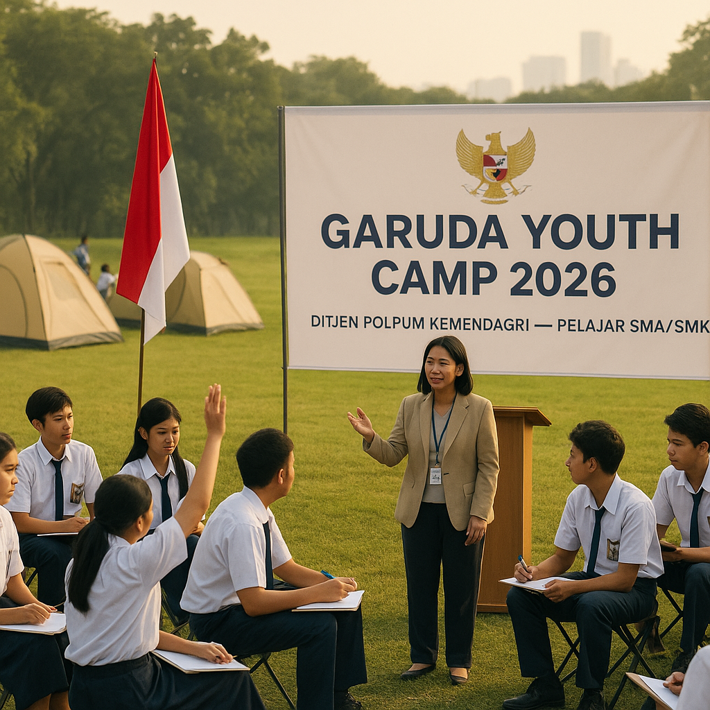 Ditjen Polpum Kemendagri Inisiasi Kegiatan Garuda Youth Camp...