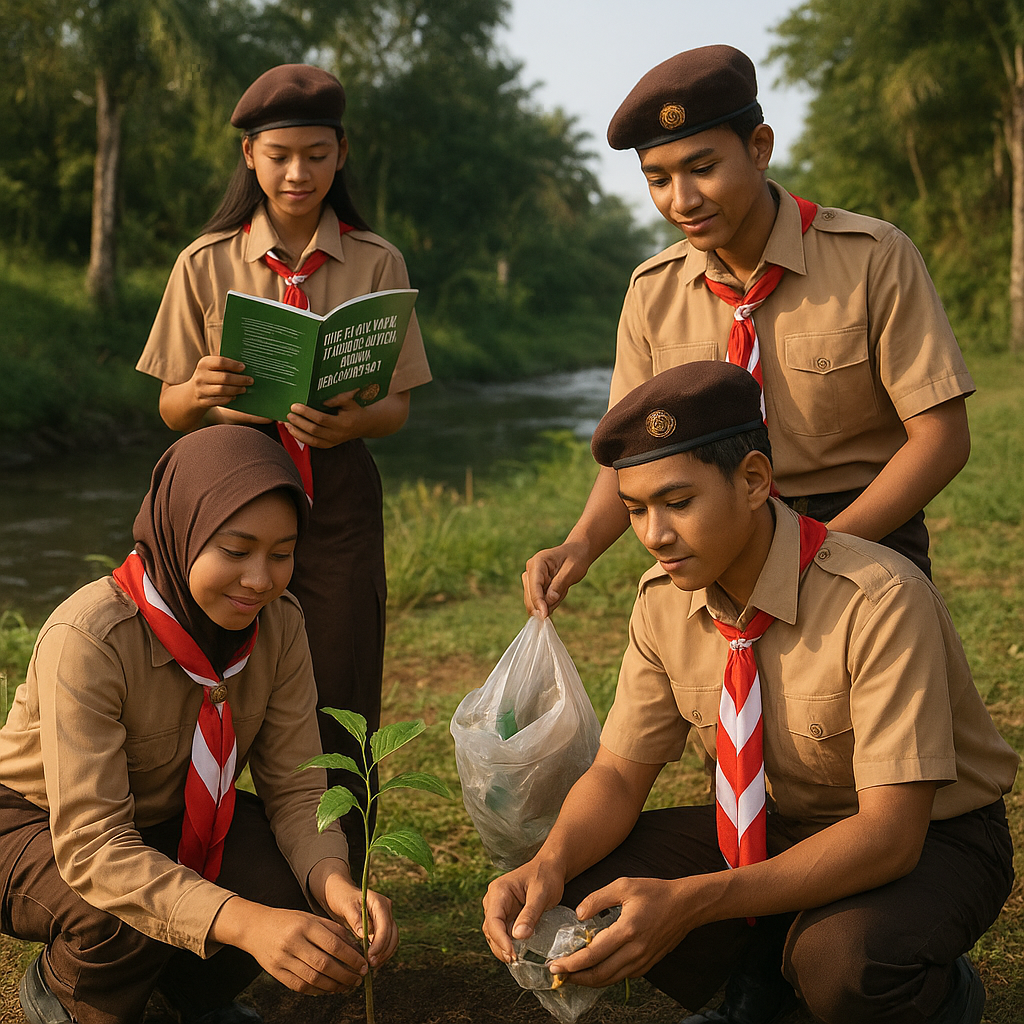 Pramuka Indonesia Kini Mengusung Modul 'Ketahanan Lingkungan...