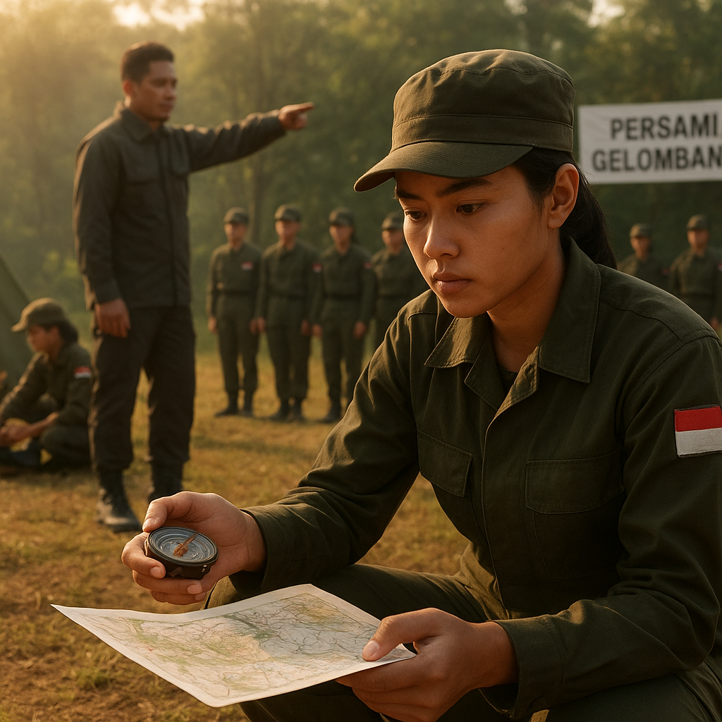 Kadet KKRI Digembleng Materi Lapangan dan Bela Negara di Har...