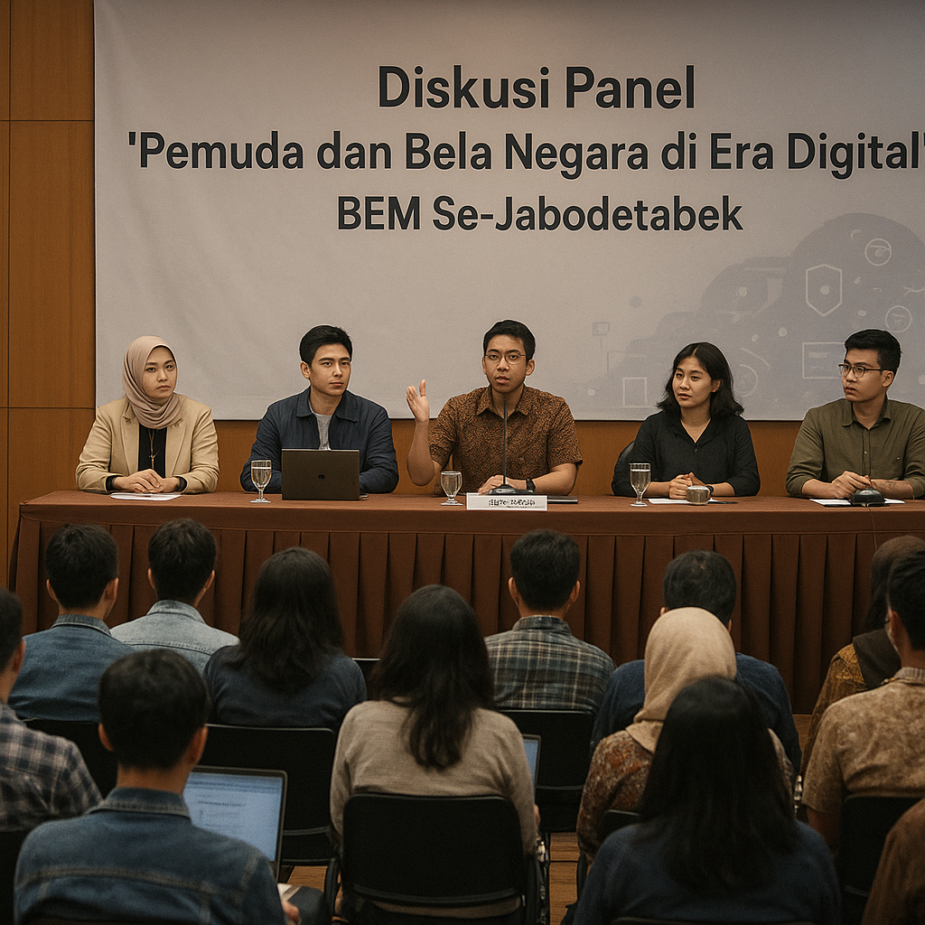 Diskusi Panel 'Pemuda dan Bela Negara di Era Digital' Digela...