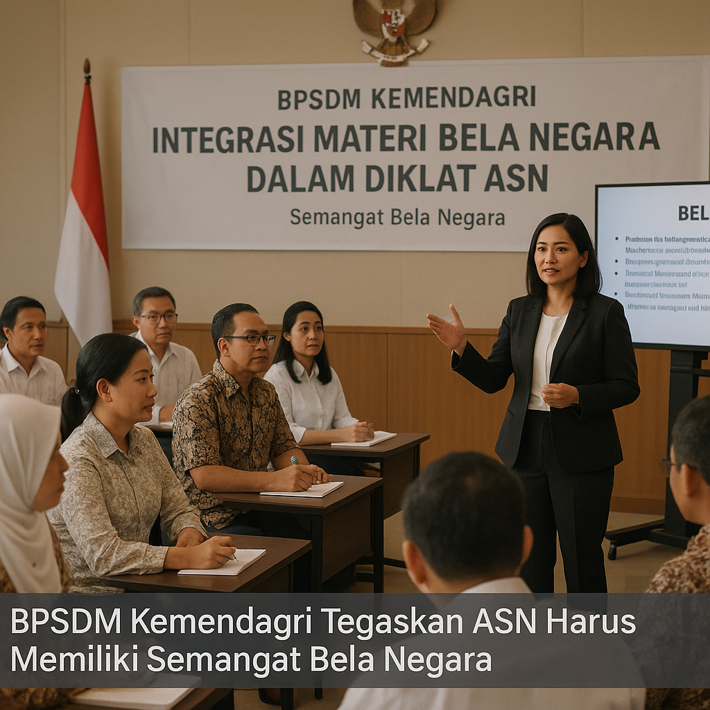 BPSDM Kemendagri Tegaskan ASN Harus Memiliki Semangat Bela N...