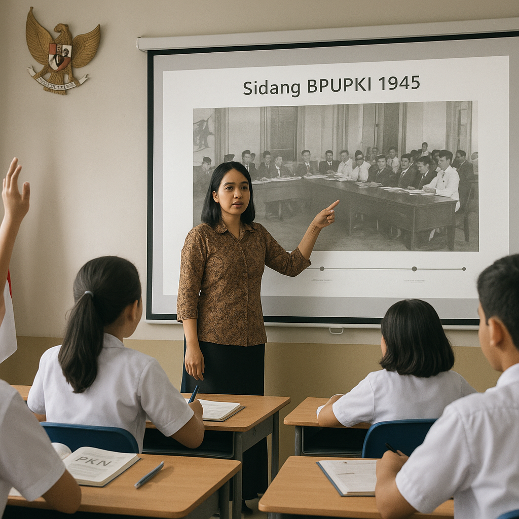 Kunci Jawaban PKN Kelas 7 Halaman 67: Proses Perumusan UUD 1...