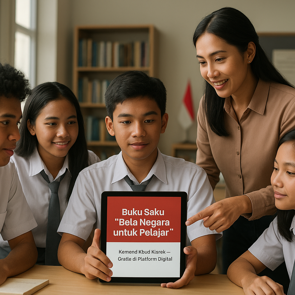 Buku Saku 'Bela Negara untuk Pelajar' Diterbitkan Kemendikbu...