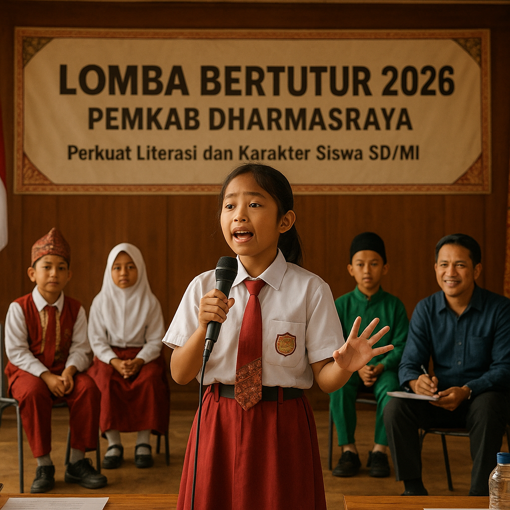 Pemkab Dharmasraya Gelar Lomba Bertutur 2026, Perkuat Litera...
