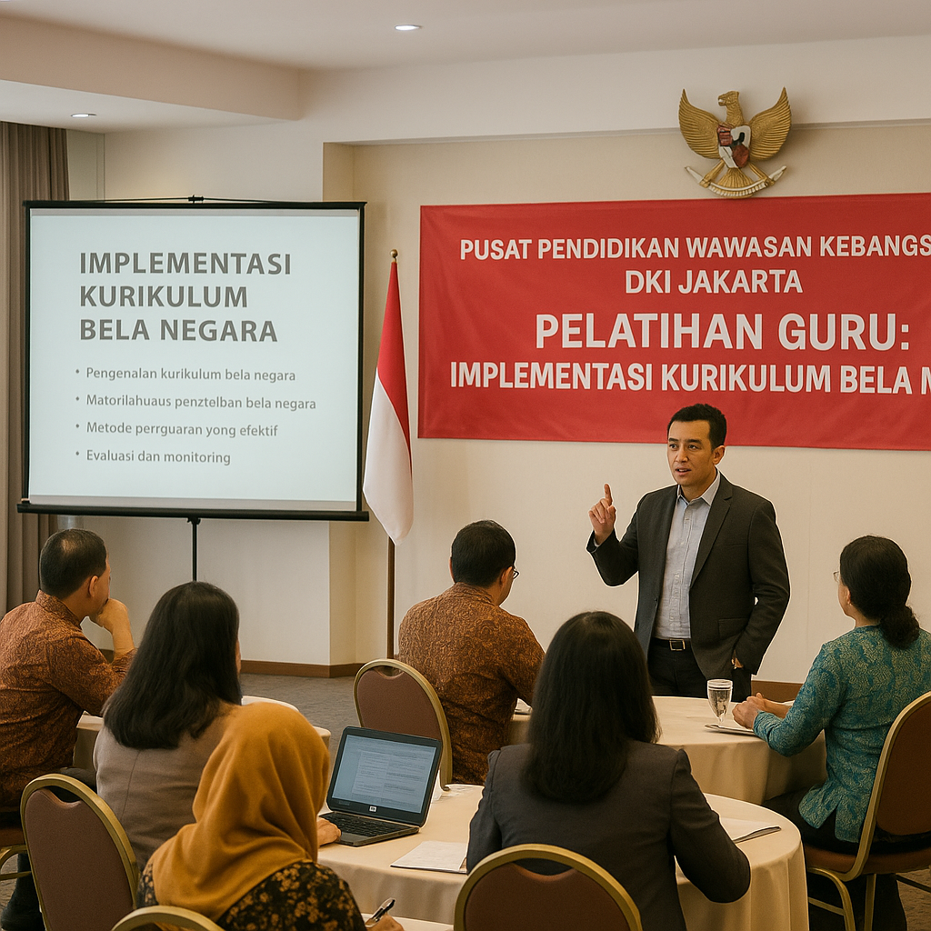 Pusat Pendidikan Wawasan Kebangsaan DKI Jakarta Gelar Pelati...