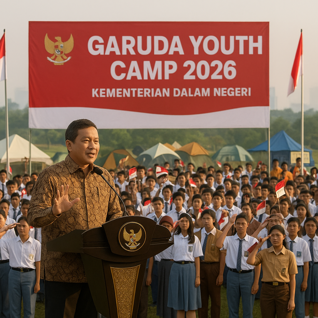 Perkuat Nasionalisme, Kemendagri Gelar Garuda Youth Camp 202...