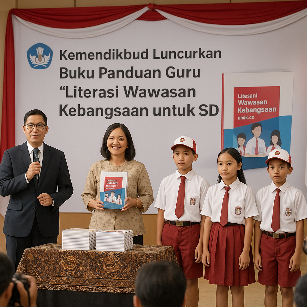 Kemendikbud Luncurkan Buku Panduan Guru 'Literasi Wawasan Ke...