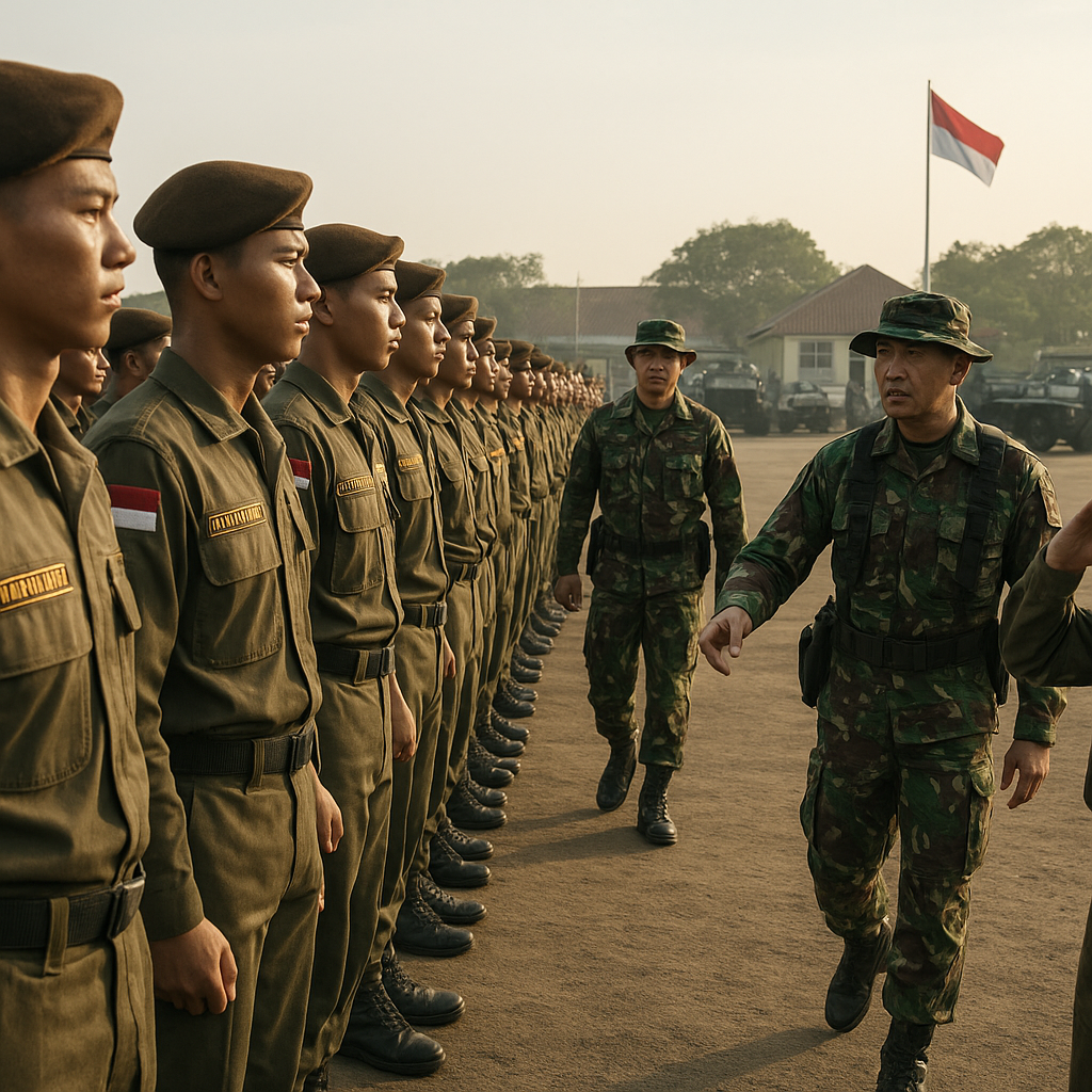 Universitas Indonesia Gelar Pelatihan Dasar Resimen Mahasisw...
