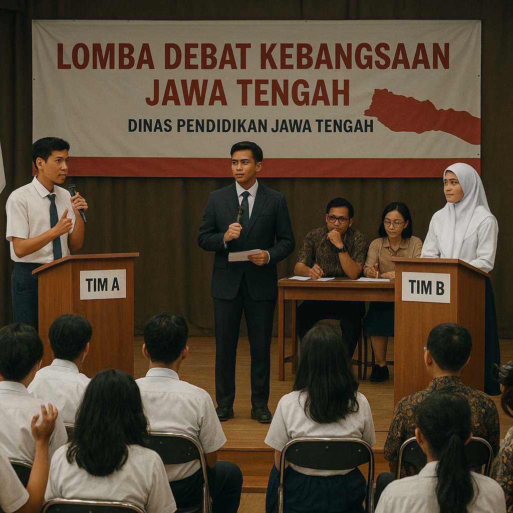 Dinas Pendidikan Jateng Gelar Lomba Debat Kebangsaan antar P...