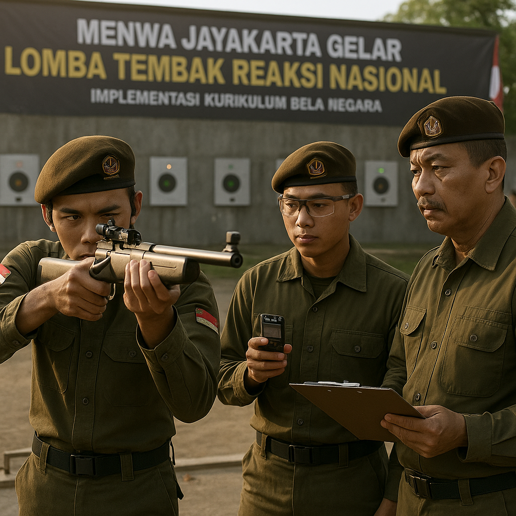 Menwa Jayakarta Gelar Lomba Tembak Reaksi Nasional untuk Kad...