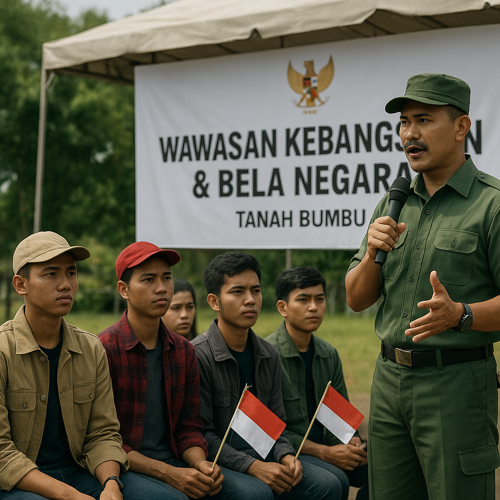 Pemuda Tanah Bumbu Dibekali Wasbang dan Bela Negara untuk Me...