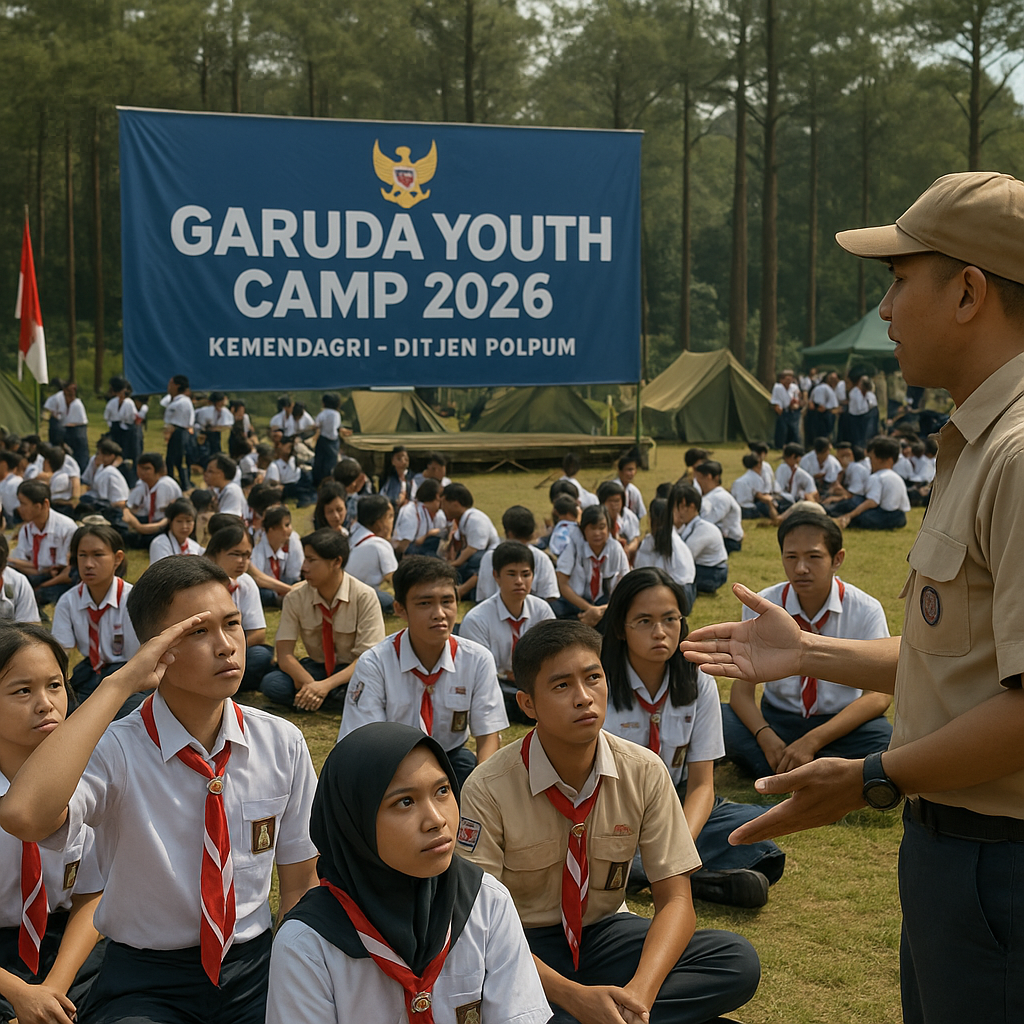 Kemendagri Libatkan Ratusan Pelajar di Garuda Youth Camp 202...