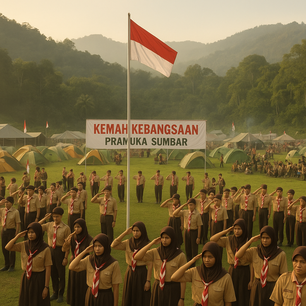 Pramuka Sumbar Gelar Kemah Kebangsaan untuk 500 Pelajar SMA