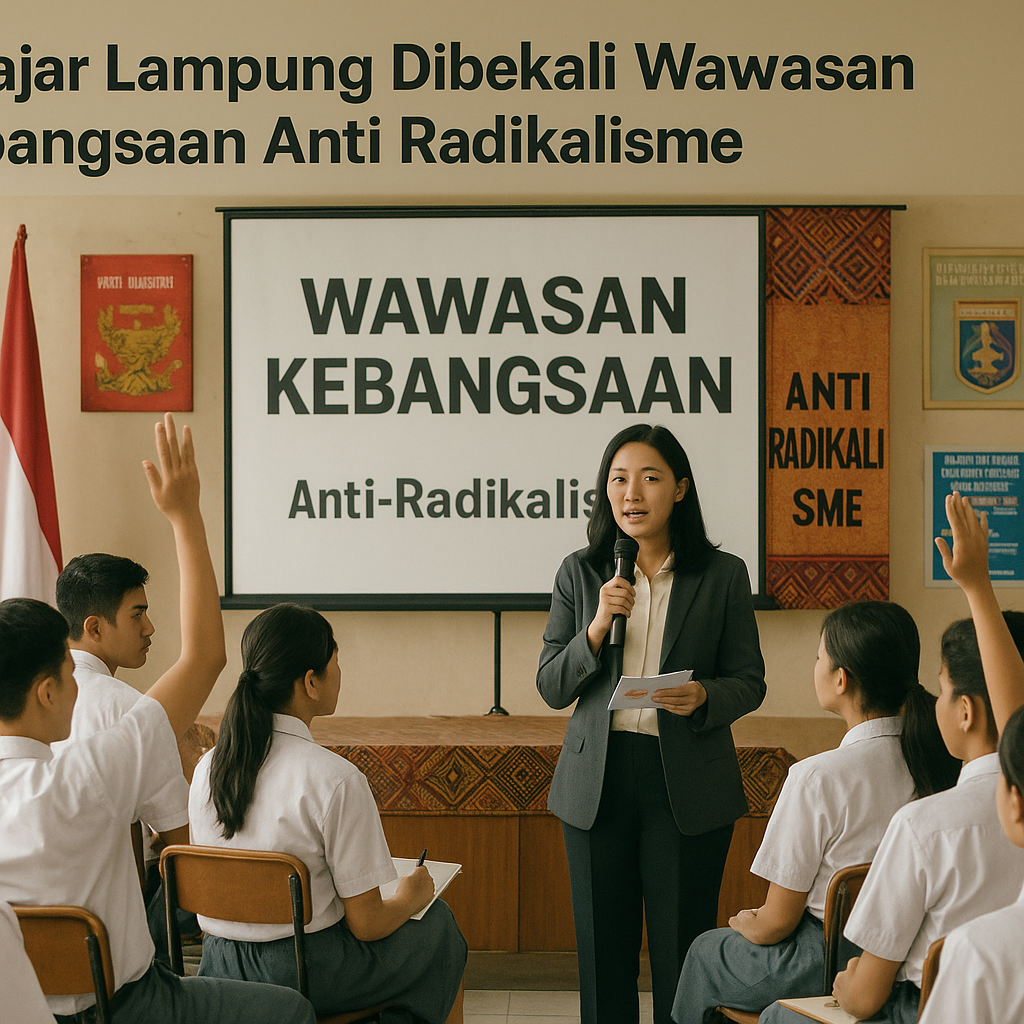 Pelajar Lampung Dibekali Wawasan Kebangsaan Anti Radikalisme