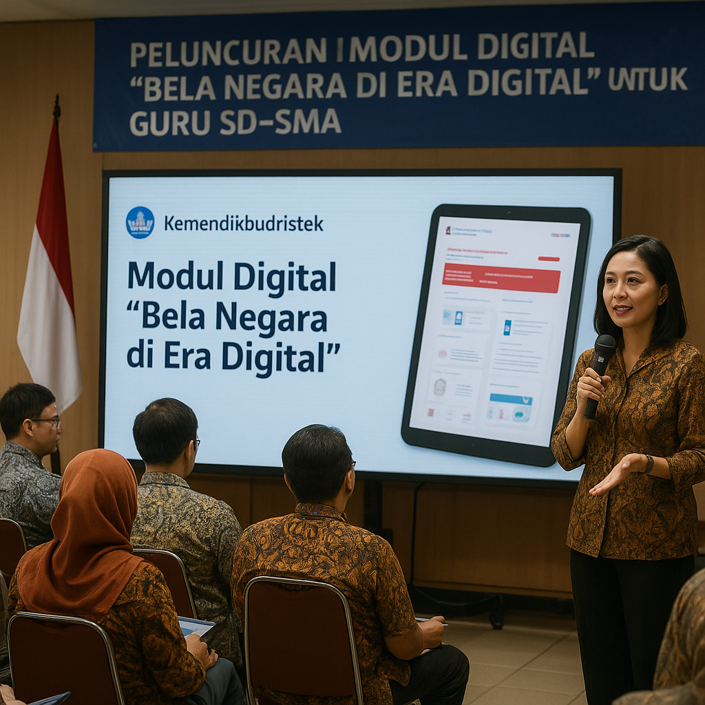 Kemendikbudristek Luncurkan Modul Digital 'Bela Negara di Er...
