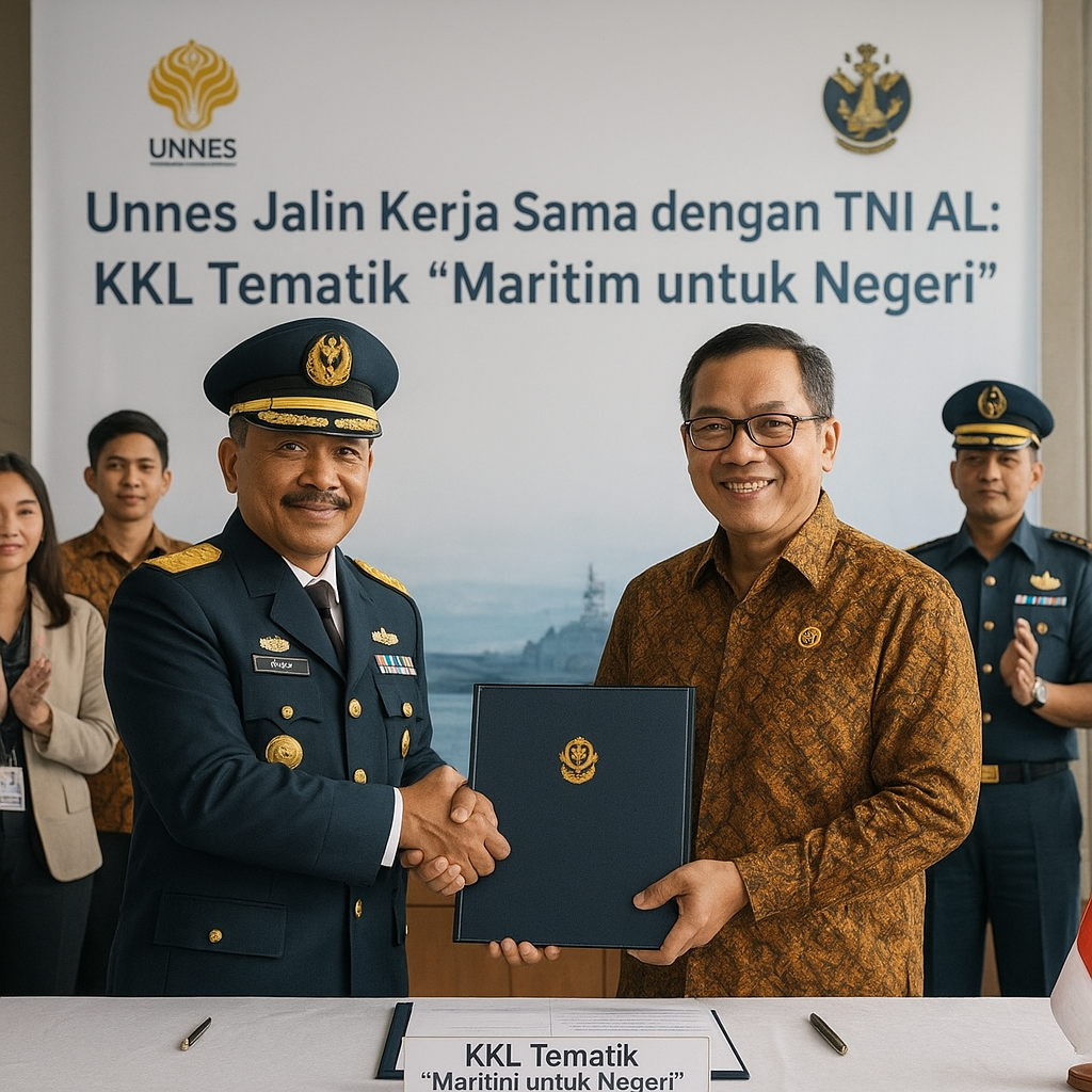 Unnes Jalin Kerja Sama dengan TNI AL untuk Program KKL Temat...