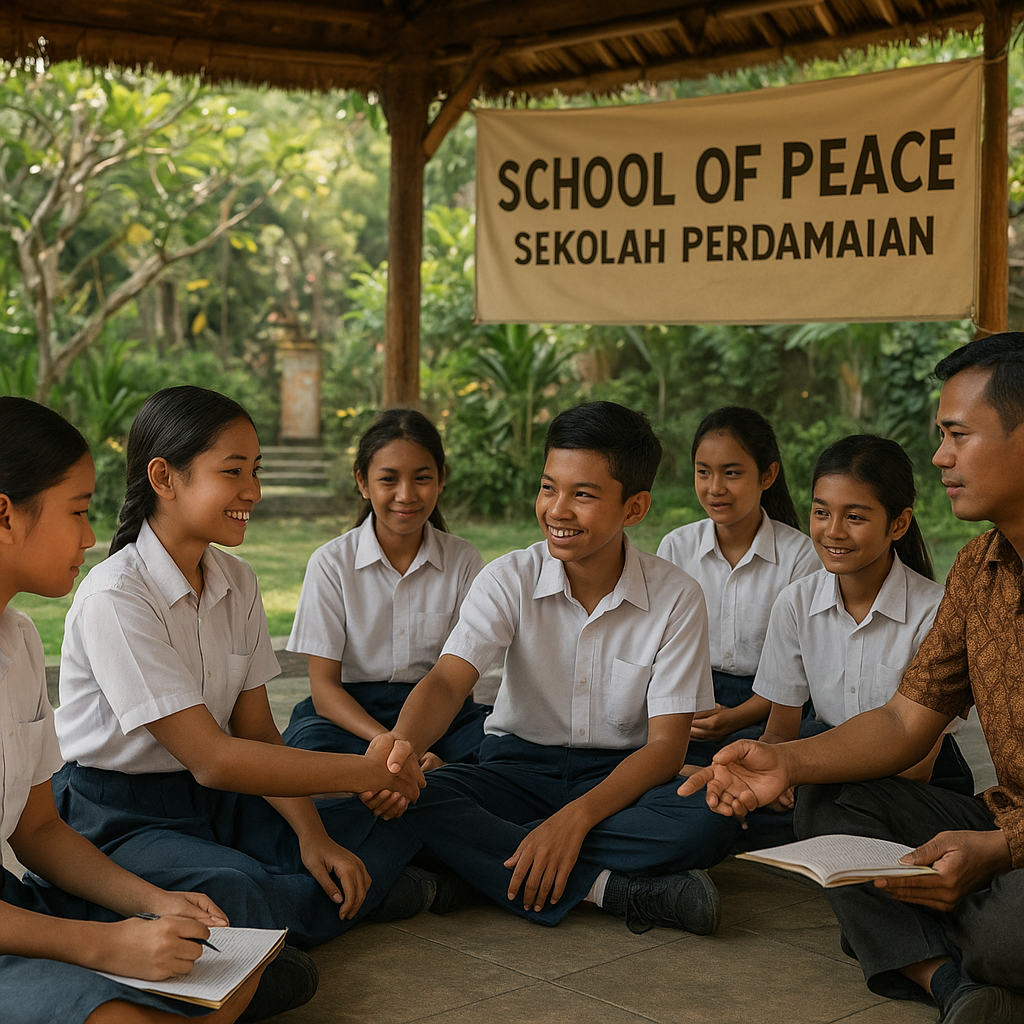 Siswa SMP di Bali Ikuti 'School of Peace', Belajar Resolusi...