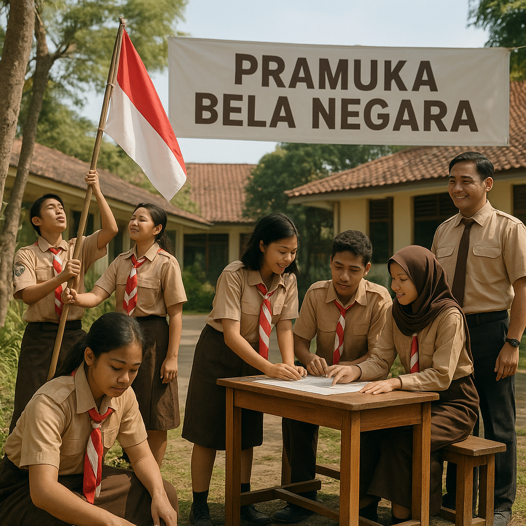 Pramuka Gugus Depan di Sekolah Dilibatkan dalam Program 'Pra...