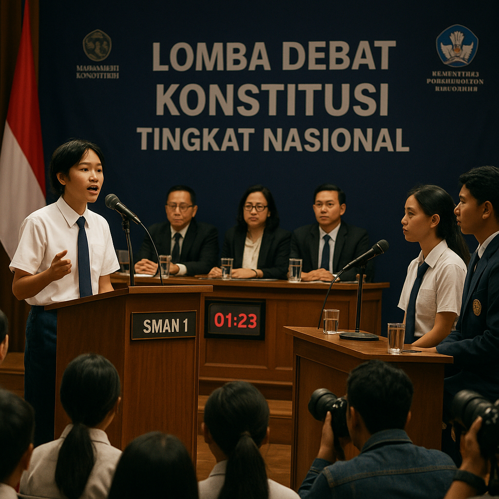 Lomba Debat Konstitusi antar Pelajar SMA Digelar untuk Asah...