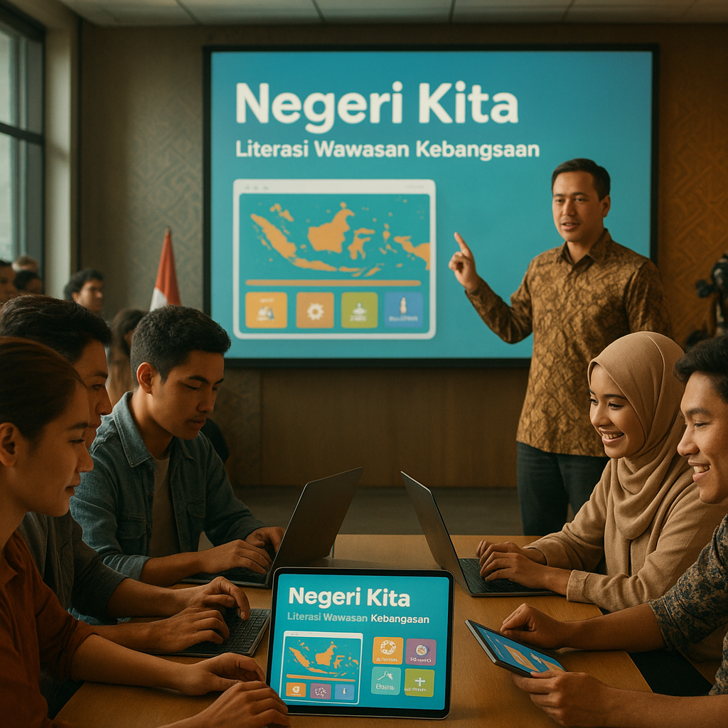 Literasi Wawasan Kebangsaan melalui Platform Digital 'Negeri...