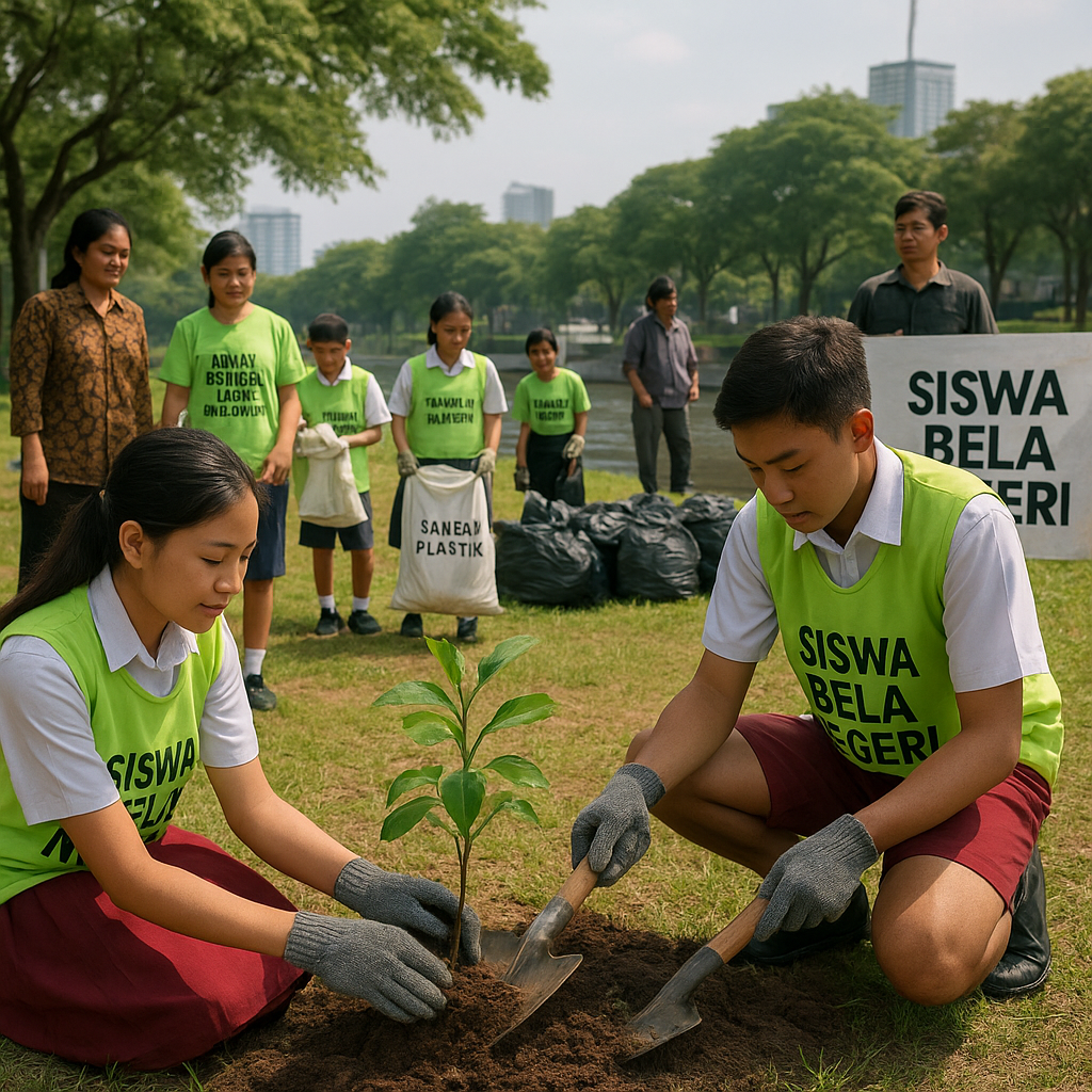 Program 'Siswa Bela Negeri' Melibatkan Pelajar dalam Aksi So...