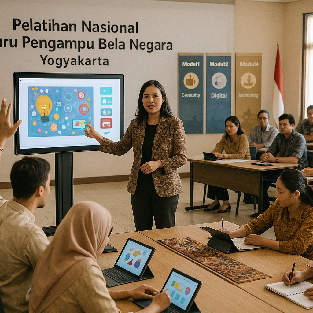 Peningkatan Kapasitas Guru Pengampu Bela Negara melalui Pela...