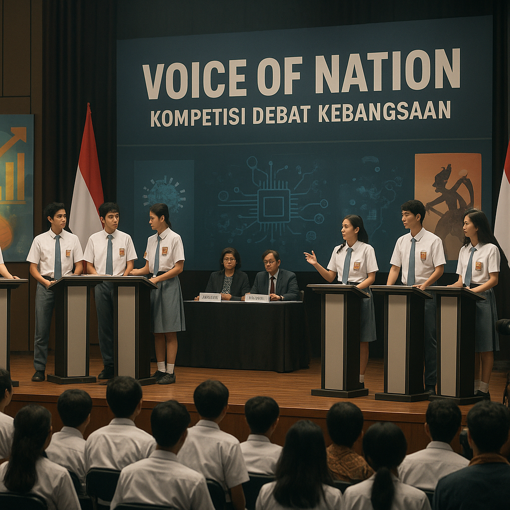 Kompetisi Debat Kebangsaan 'Voice of Nation' Digelar untuk 5...