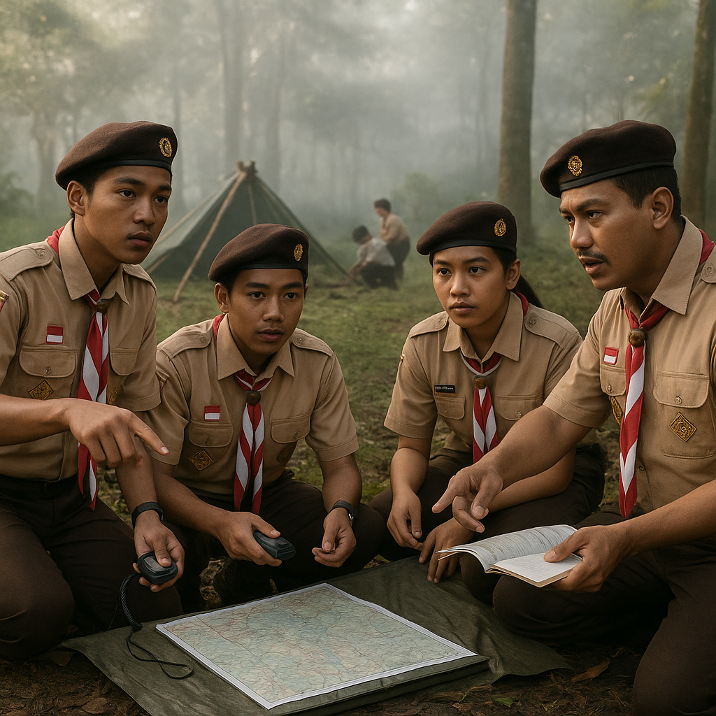 Kegiatan Pramuka Garuda Dilatihkan Keterampilan Survival dan...