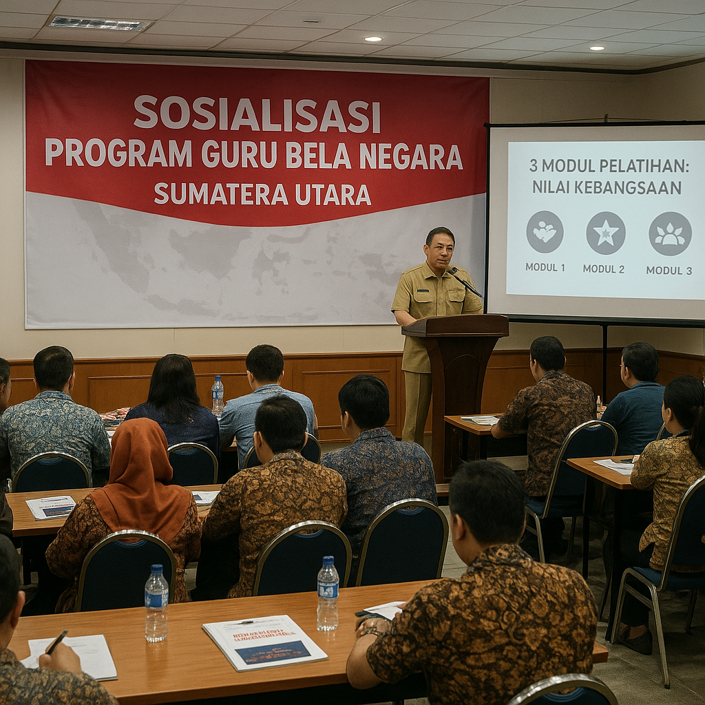 Sosialisasi Program Guru Bela Negara di Sumatra Utara