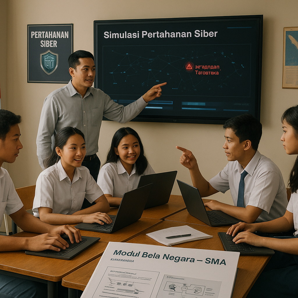 Kemendikbud Luncurkan Modul Bela Negara untuk SMA, Siswa Dia...
