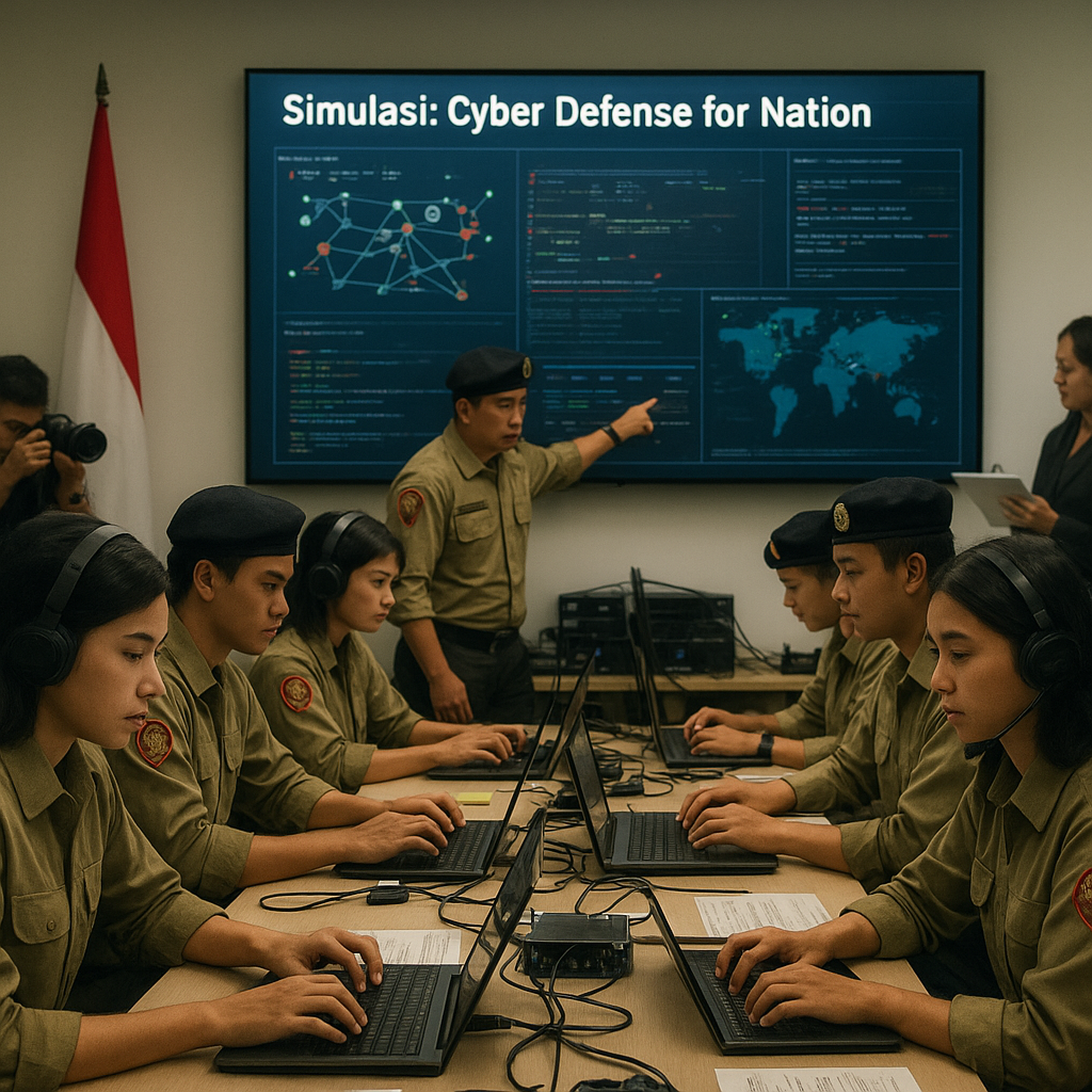 Mahasiswa Universitas Indonesia Gelar Simulasi Menwa dengan...
