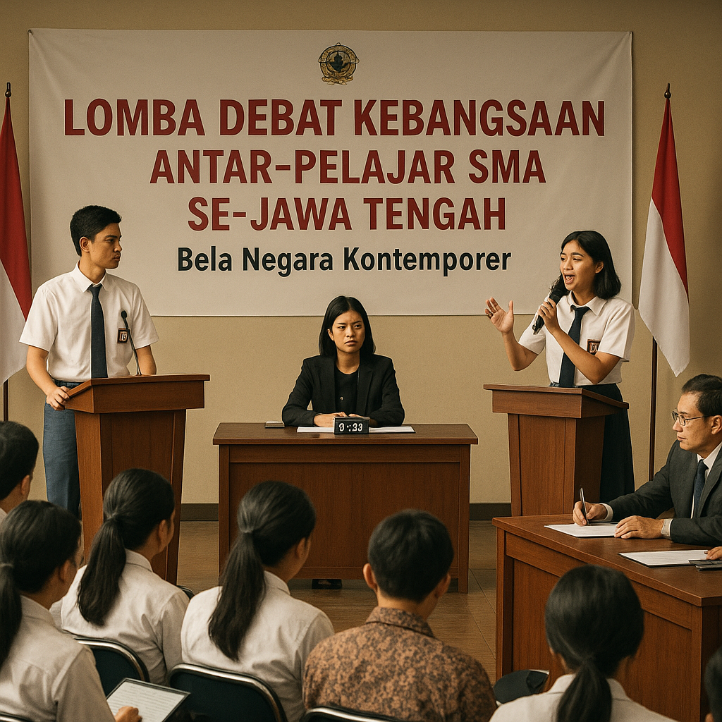 Lomba Debat Kebangsaan Antar-Pelajar SMA Se-Jawa Tengah, Tek...