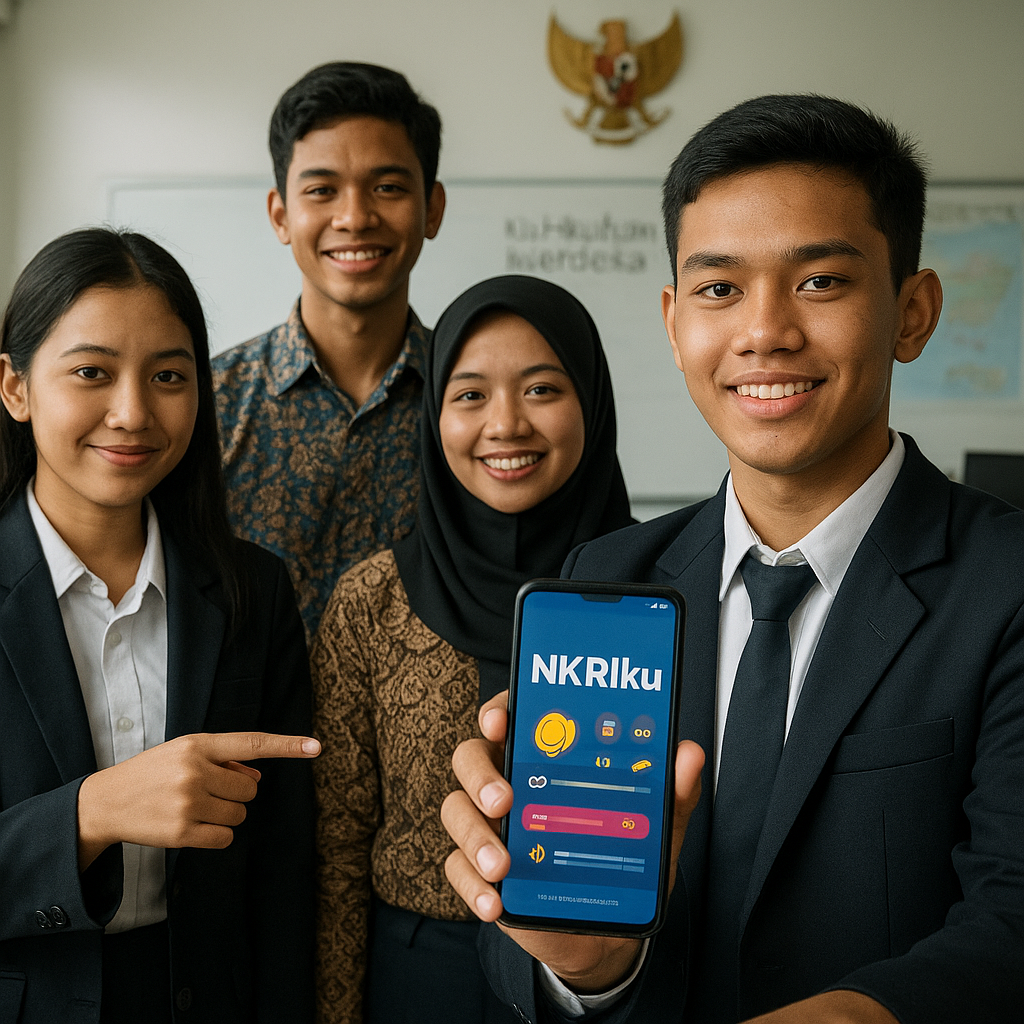 Pelajar SMK di Surabaya Ciptakan Aplikasi 'NKRIku' untuk Edu...