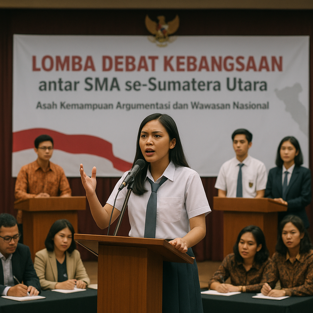 Lomba Debat Kebangsaan antar SMA se-Sumatera Utara, Asah Kem...
