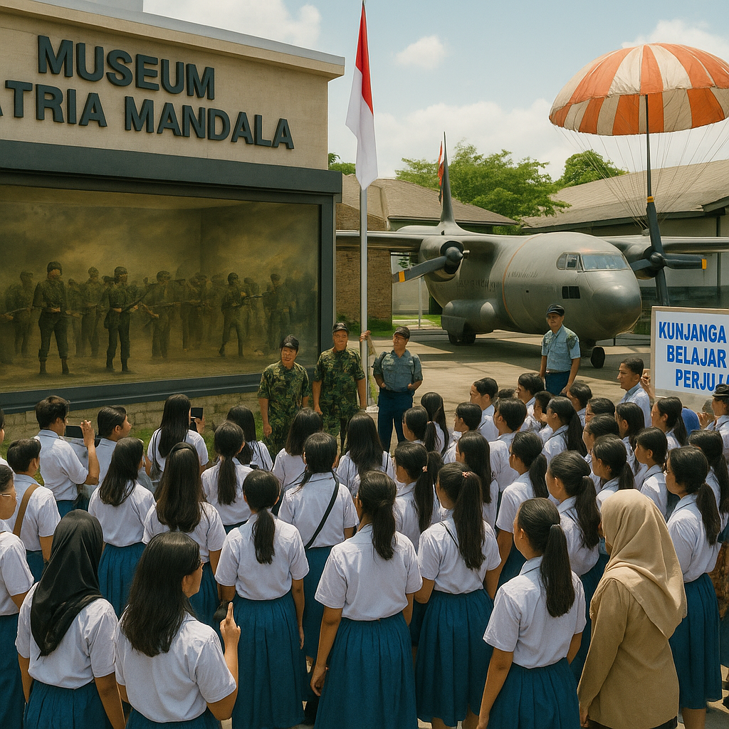 Kunjungan Edukatif Siswa ke Museum Satria Mandala dan Panti...