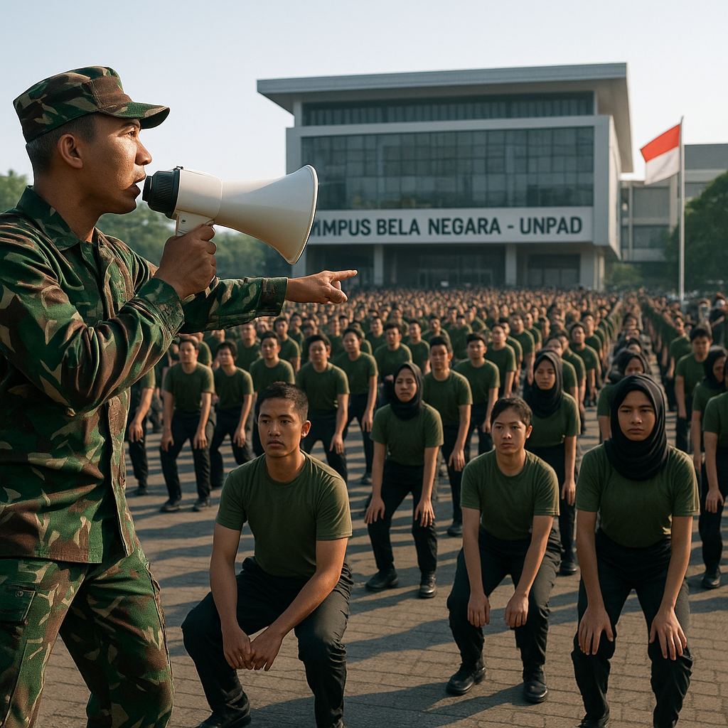 2000 Mahasiswa Baru Unpad Ikuti 'Kampus Bela Negara' dengan...